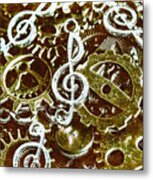 Music Production Metal Print