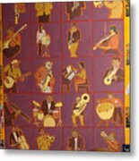 Musicians fully colored Metal Print