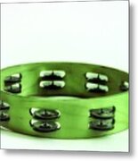 My Green Tambourine Metal Print