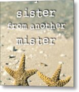 My Sister From Another Mister Metal Print