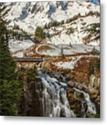 Myrtle Falls, Mt Rainier Metal Print