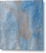 Mystical Merman Water Dance Metal Print