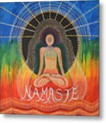 Namaste' Metal Print