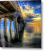 Naples Pier Ii Metal Print