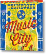 Nashville Tennessee Poster Metal Print