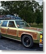 National Lampoons Vacation Truckster Replica Metal Print