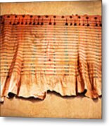 Native American Leather Hanging Metal Print