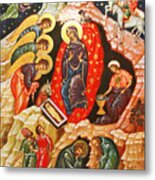 Nativity Icon Metal Print