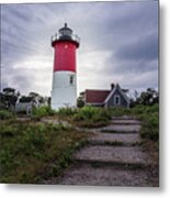 Nauset Light Metal Print