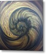 Nautilus Spiral Metal Print