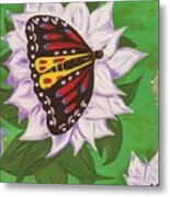 Nectar Of Life - Butterfly Metal Print