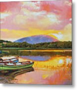 Nephin From Lough Conn Metal Print