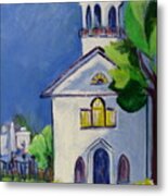 New England Church Metal Print