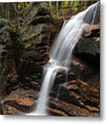 New Hampshire Avalanche Waterfall Metal Print