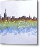 New York After Time Metal Print