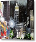 New York Night Metal Print