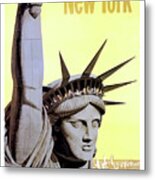 New York, Statue Of Liberty Metal Print