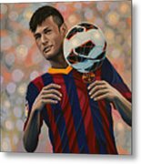 Neymar Metal Print