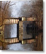 Nifti Bridge In Spring-06 Metal Print