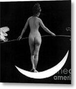 Night, Nude Model, 1895 Metal Print