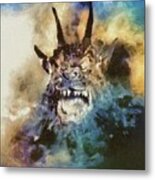 Night Of The Demon, Vintage Horror Metal Print