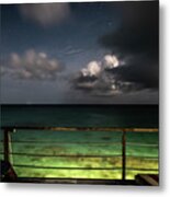 Night On The Ocean - Maldives - Seascape Photography Metal Print