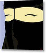 Niqabi Metal Print