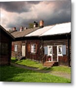 Nordana Cottages Metal Print