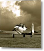 North American T6 Metal Print