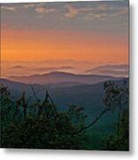 North Carolina Mountain Morning Metal Print