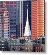 North Church Steeple Metal Print