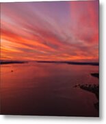 Northwest Searing Sunset Palette Metal Print