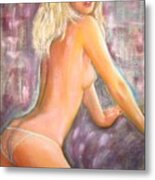 Nude Model From Amsterdam Metal Print