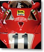 Number 11 By Niki Lauda #print Metal Print