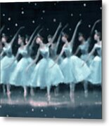Nutcracker Ballet Waltz Of The Snowflakes Metal Print