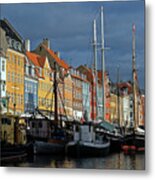 Nyhavn Copenhagen Denmark Metal Print