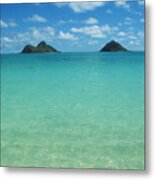 Oahu, Lanikai Beach Metal Print