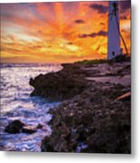 Oahu Lighthouse Metal Print