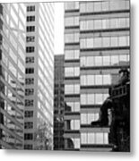 Observing The City Metal Print