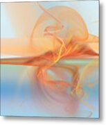 Ocean Sunset Metal Print