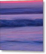 Oceanside Sunset #3 - Abstract Photograph Metal Print