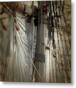 Oceanus Sailcloth And Rigging Metal Print