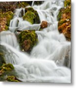 October Waterfall Metal Print