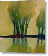 Odd Little Trees Metal Print