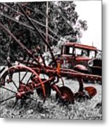 Old And  Rusty Metal Print