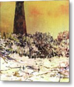 Old Baldy Lighthouse- North Carolina Metal Print
