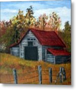 Old Barn Metal Print