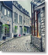 Old Belgium Town Durbuy Metal Print