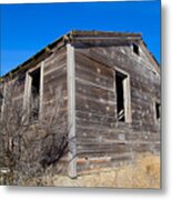 Old Cabin In Idaho, Usa Metal Print