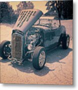 Antique 1930s Convertable Metal Print